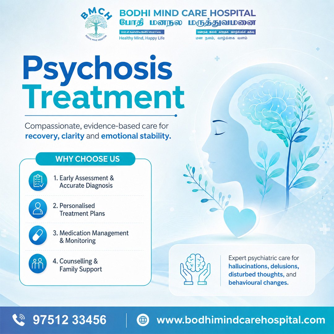 Best Psychosis Treatment in Coimbatore