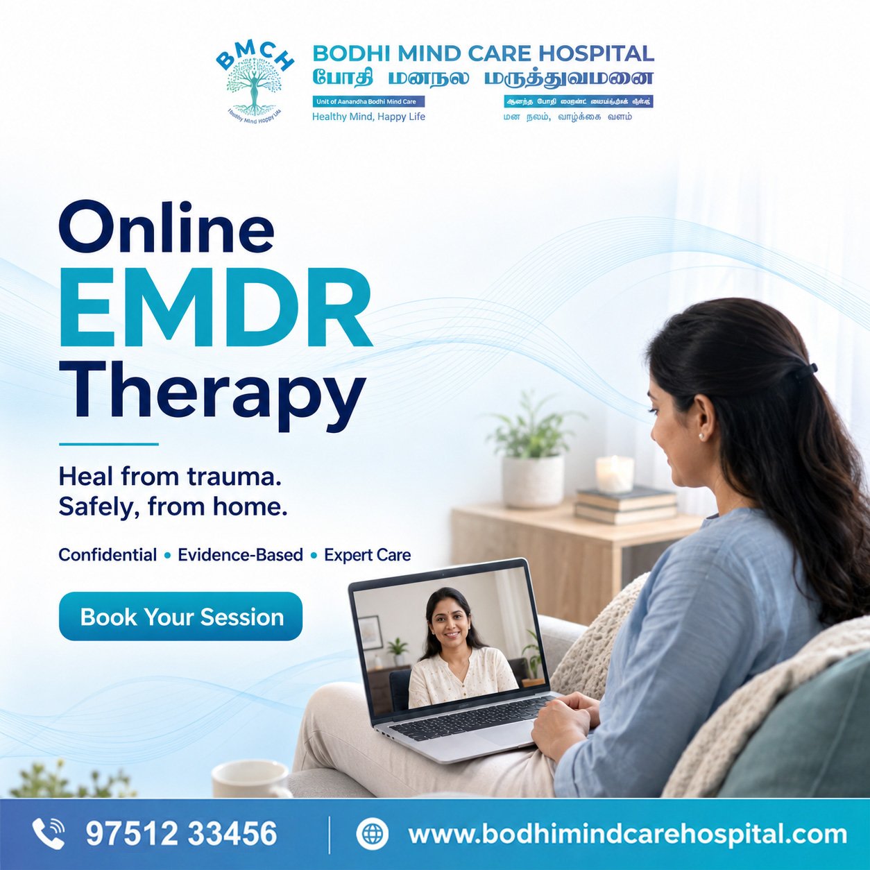 Online EMDR Therapy for Trauma